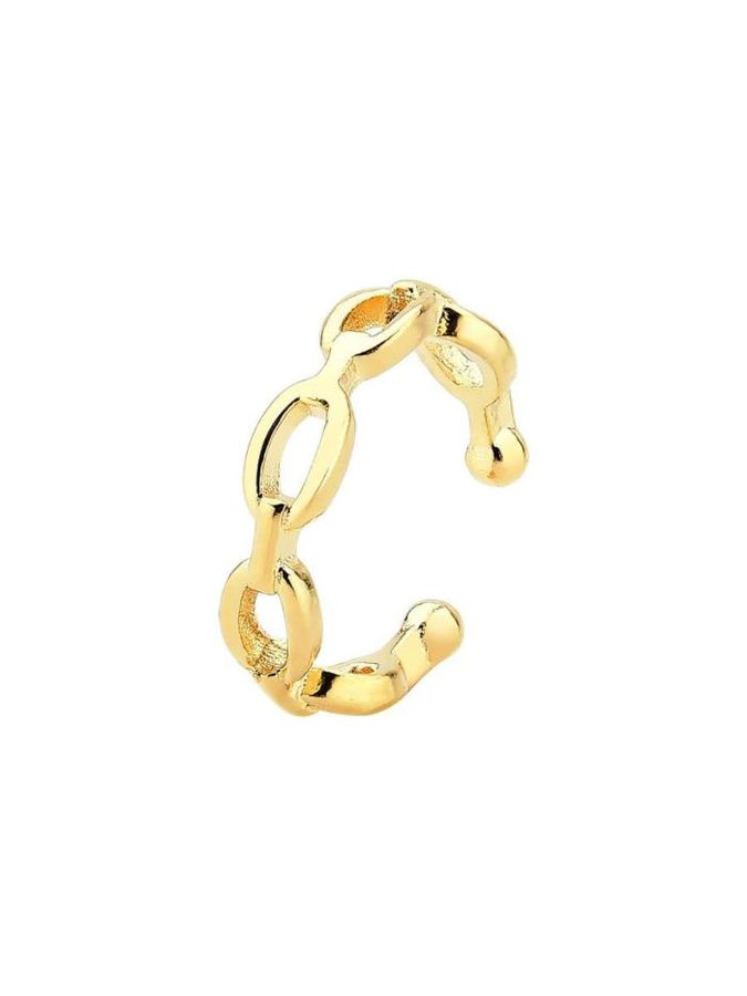 Piercing Fake DE Elo Vazado — banho de paládio, Heali Semijoias