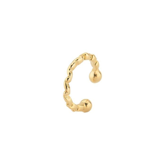 Piercing Fake Ondas | Conch — banho de ouro 18k, Heali Semijoias