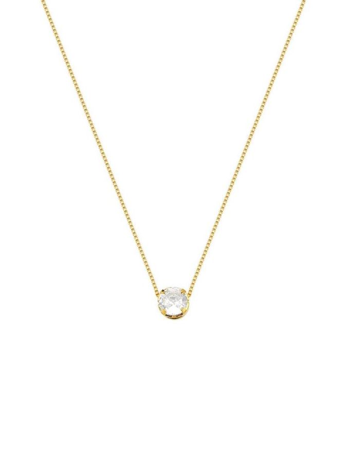 Colar Ponto DE Luz M — banho de ouro 18k, Heali Semijoias