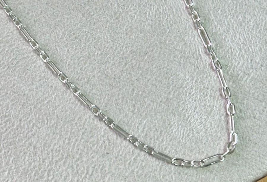Colar Elo 3x1 Masculino 2mm 60cm — banho de prata, Heali Semijoias