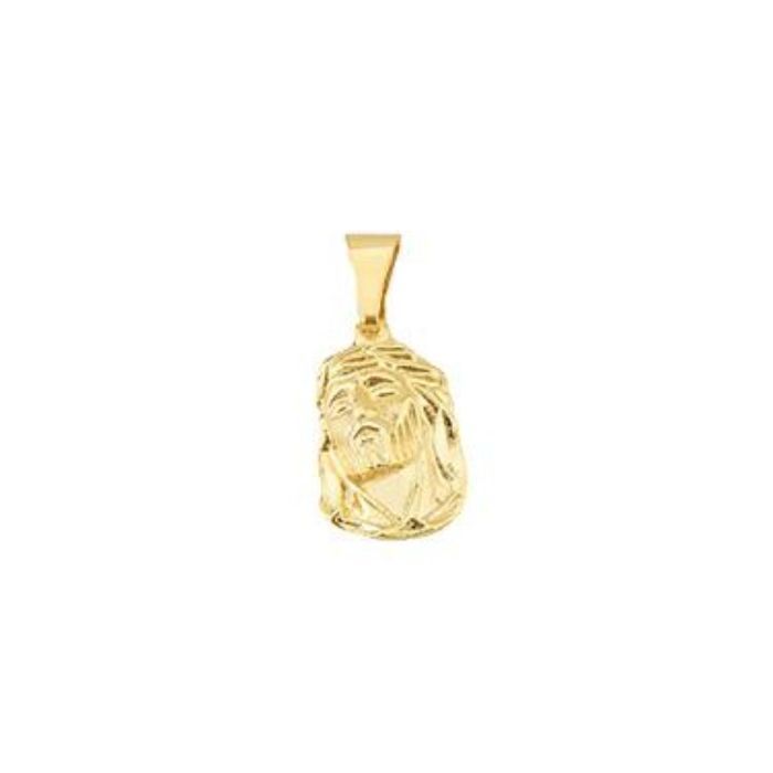 Pingente Imagem DE Cristo Dourado — banho de ouro 18k, Heali Semijoias