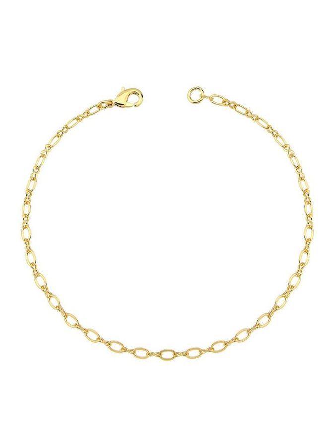Pulseira Elos P Banho Ouro — banho de paládio, Heali Semijoias