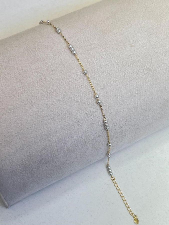 Tornozeleira Pérola | Banhado A Ouro — banho de ouro 18k, Heali Semijoias